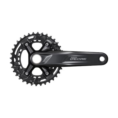 Angrenaj pedalier Shimano Deore M4100-2, brat 170 mm, 26/36T, negru