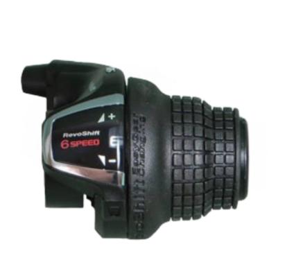 Maneta schimbator dreapta Shimano Tourney 6 viteze RevoShift OGD, negru