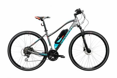Bicicleta electrica Devron 28162, 28 inch, marime M, gri urban