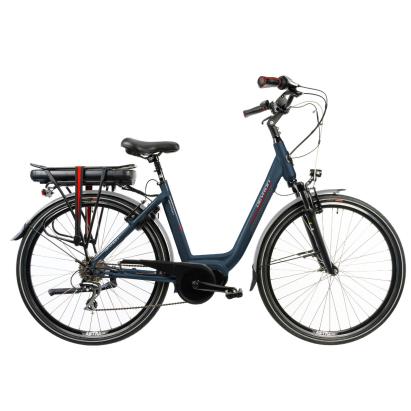 Bicicletă electrică urbană Devron 28414, 28 inch, 460 mm, albastru