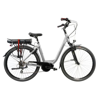 Bicicletă electrică urbană Devron 28414, 28 inch, 460 mm, bej