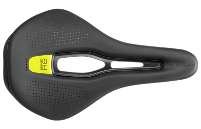 Șa bicicletă DDK Apeiro R8 Performance 255x150 mm, negru-galben