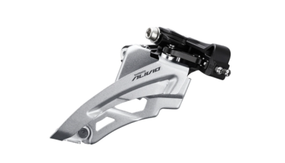 Schimbator fata Shimano Alivio 3x9 viteze Side Swing Front Pull argintiu