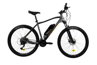 Bicicletă electrică MTB Devron Riddle M1.7 27.5 inch, gri, autonomie 50 km