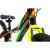 Bicicletă pentru copii DHS Turbo 24 inch, 6 viteze, negru-verde