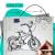 Bicicletă pentru copii Devron Alaska 20 inch, negru-albastru, 6 viteze