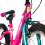 Bicicletă pentru copii DHS Modesty 20 inch, 6 viteze, roz