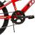Bicicletă pentru copii DHS Turbo 20 inch, 6 viteze, roșu