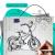 Bicicletă pentru copii DHS Modesty 24 inch, 6 viteze, gri