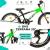 Bicicleta copii DHS Terrana 20 inch, aluminiu, 6 viteze, negru/verde