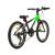 Bicicleta copii DHS Terrana 20 inch, aluminiu, 6 viteze, negru/verde
