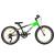 Bicicleta copii DHS Terrana 20 inch, aluminiu, 6 viteze, negru/verde