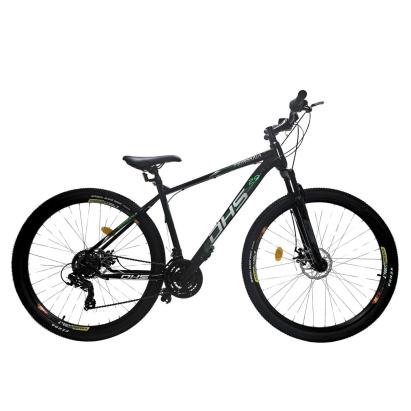 Bicicletă MTB DHS 2905, 29 inch, cadru M, negru-verde