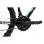 Bicicleta MTB DHS 2905 29 inch, marime M, negru-rosu, 21 viteze