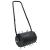 Rola de gazon cu prinderi pentru aerator Negru 110 x 52 cm Fier GartenMobel Dekor