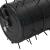 Rola de gazon cu prinderi pentru aerator Negru 110 x 52 cm Fier GartenMobel Dekor
