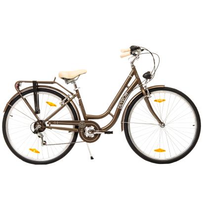 Bicicleta de oras Devron Grazia 6S Retro 28 inch, marime M, maro