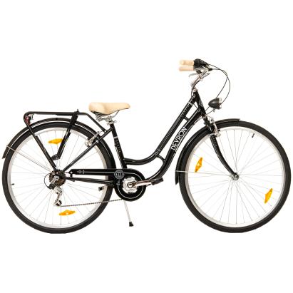 Bicicletă de oraș Devron Grazia 6S Retro 28 inch, mărimea M, negru