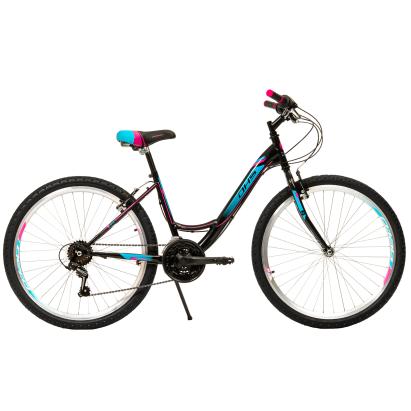Bicicletă de oraș DHS Modesty 26 inch, negru, cadru confortabil