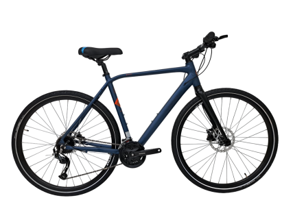 Bicicletă gravel bărbați 28 inch, mărimea L, albastru-negru