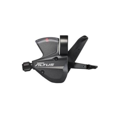Maneta schimbator stanga Shimano Altus ASLM370LB, 3 viteze, cablu 1800 mm