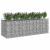 Pat ridicat din gabion 3 pcs Argintiu GartenMobel Dekor