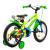 Bicicletă pentru copii DHS Dino 16 inch, verde, cu roți ajutătoare
