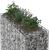 Pat ridicat din gabion 2 pcs Argintiu 130 x 50 x 150 cm GartenMobel Dekor