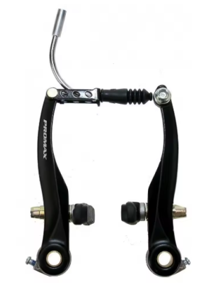 Frana V-Brake Promax 108 mm din aliaj aluminiu, argintiu, pentru bicicleta