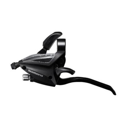 Manetă schimbător/frână stânga Shimano Altus 3 viteze ASTEF5002LSBL, negru
