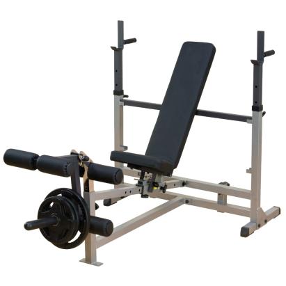 Banca de forta multifunctionala Body-Solid GDIB46L cu suport haltera