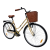 Bicicletă de oraș DHS Citadinne 2812, 28 inch, mărime L, crem