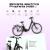 Bicicletă electrică urbană Prophete 54889, 28 inch, mărimea M, negru