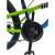 Bicicletă DHS Polar Flash 26 inch cu suspensie dublă, 18 viteze, albastru-verde