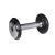 Gantera fixa 2,5 kg inSPORTline din fonta cu maner cromat antiderapant