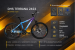 Bicicletă copii DHS Terrana 2423, 24 inch, violet-albastru, model 2026