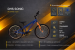 Bicicleta pentru copii DHS Sonic 20 inch, 6 viteze, albastru-portocaliu
