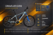 Bicicletă electrică MTB Graveler 53116, 29 inch, mărimea M, gri
