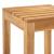 Set de bar pentru exterior 7 pcs Netratat Lemn solid de tec GartenMobel Dekor