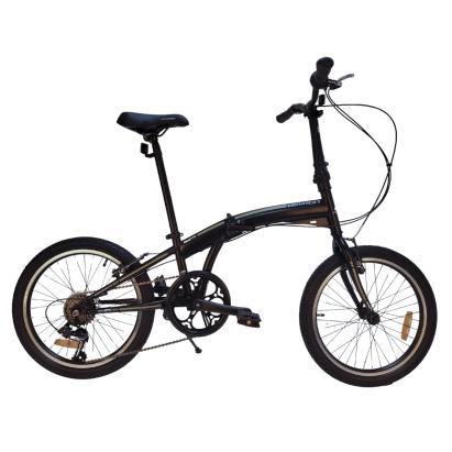 Bicicleta pliabila Devron Practic 30, 20 inch, 6 viteze, negru