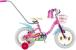 Bicicleta pentru copii Polar Summer 14 inch cu roti ajutatoare, roz-albastru