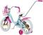 Bicicleta copii Polar Unicorn 14 inch cu roti ajutatoare, albastru-roz