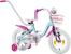 Bicicleta copii Polar Unicorn 14 inch cu roti ajutatoare, albastru-roz