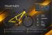 Bicicleta copii Polar Fuzzy 20 inch, galben, 7-11 ani