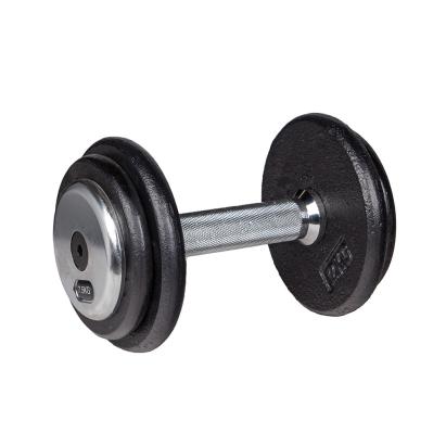 Gantera fixa 7,5 kg inSPORTline din fonta pentru antrenamente de forta