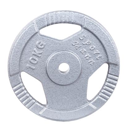 Disc greutate din fier 10 kg pentru bară 30 mm, cu mânere
