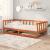 Pat de zi cu headboard 3 pcs Maroniu cerat Lemn de pin masiv GartenMobel Dekor