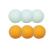 Mingi tenis de masa Double Fish 3 stele, ABS 40 mm, set 3 bucati