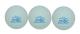 Mingi tenis de masa Double Fish 2 stele, 40 mm, set 3 bucati