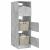 Dulap de rufe cu ușă Beton 50 x 68 x 162 cm Lemn compozit GartenMobel Dekor